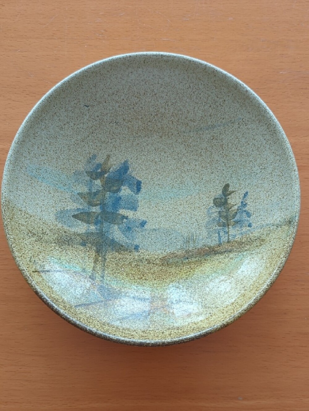 HANDMADE Vintage Stoneware Pottery Bowl  - One of a Kind